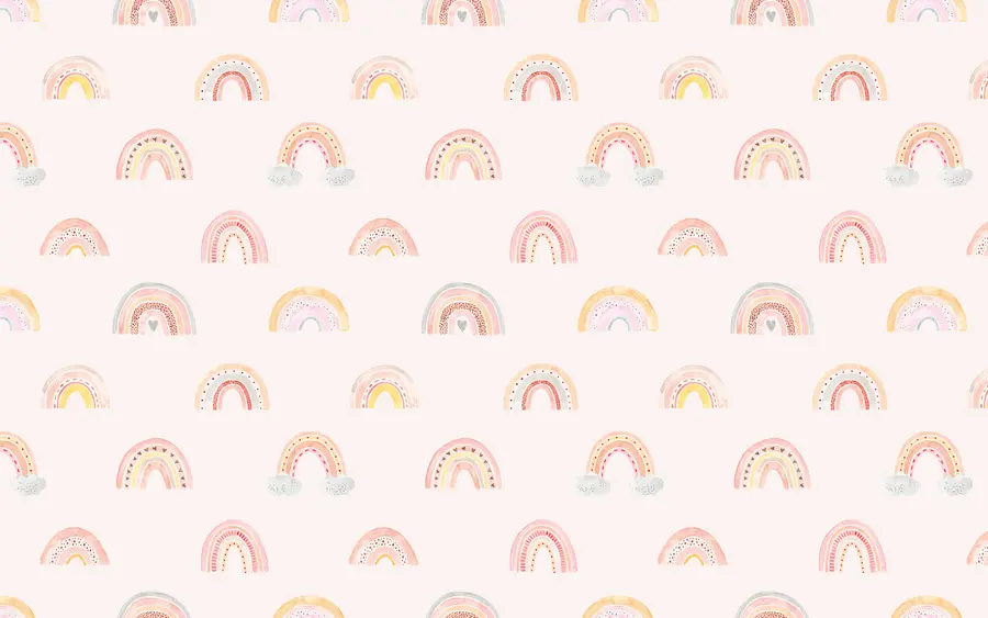 Papier peint photo Arc-en-ciel à l'aquarelle u51251