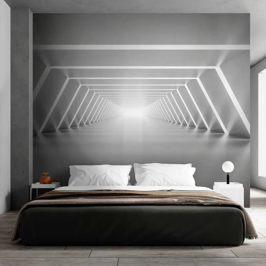 Papier peint photo Tunnel gris u03369