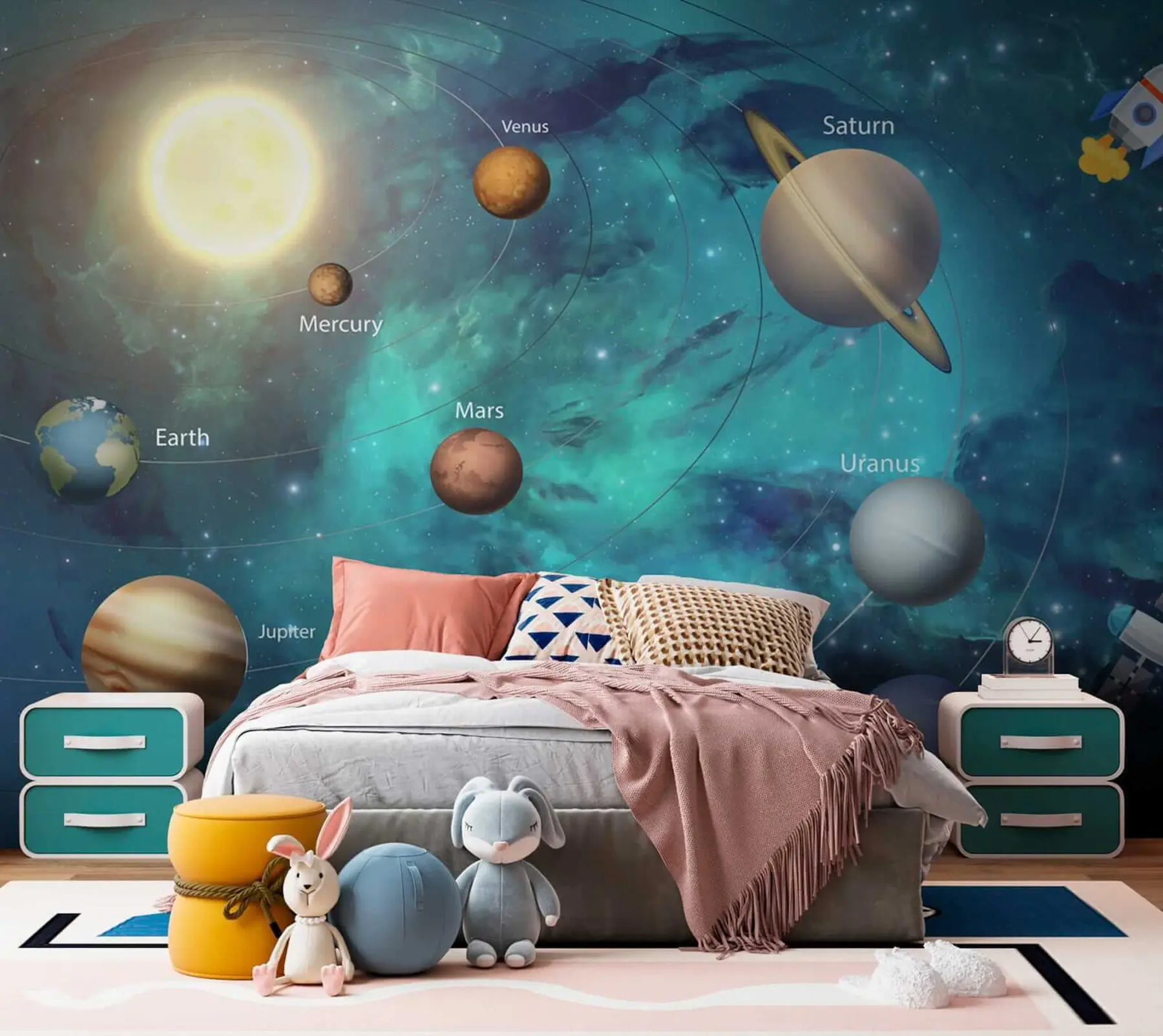 Fotobehang Zonnestelsel u09074