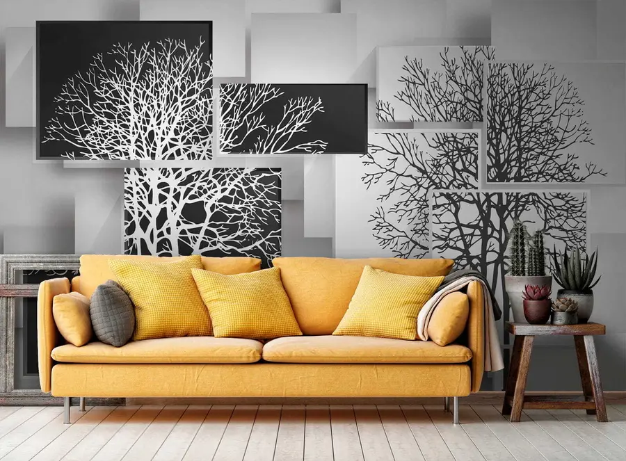 Fotobehang Yin Yan boom u09369