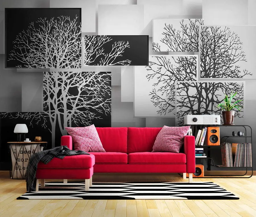 Fotobehang Yin Yan boom u09369
