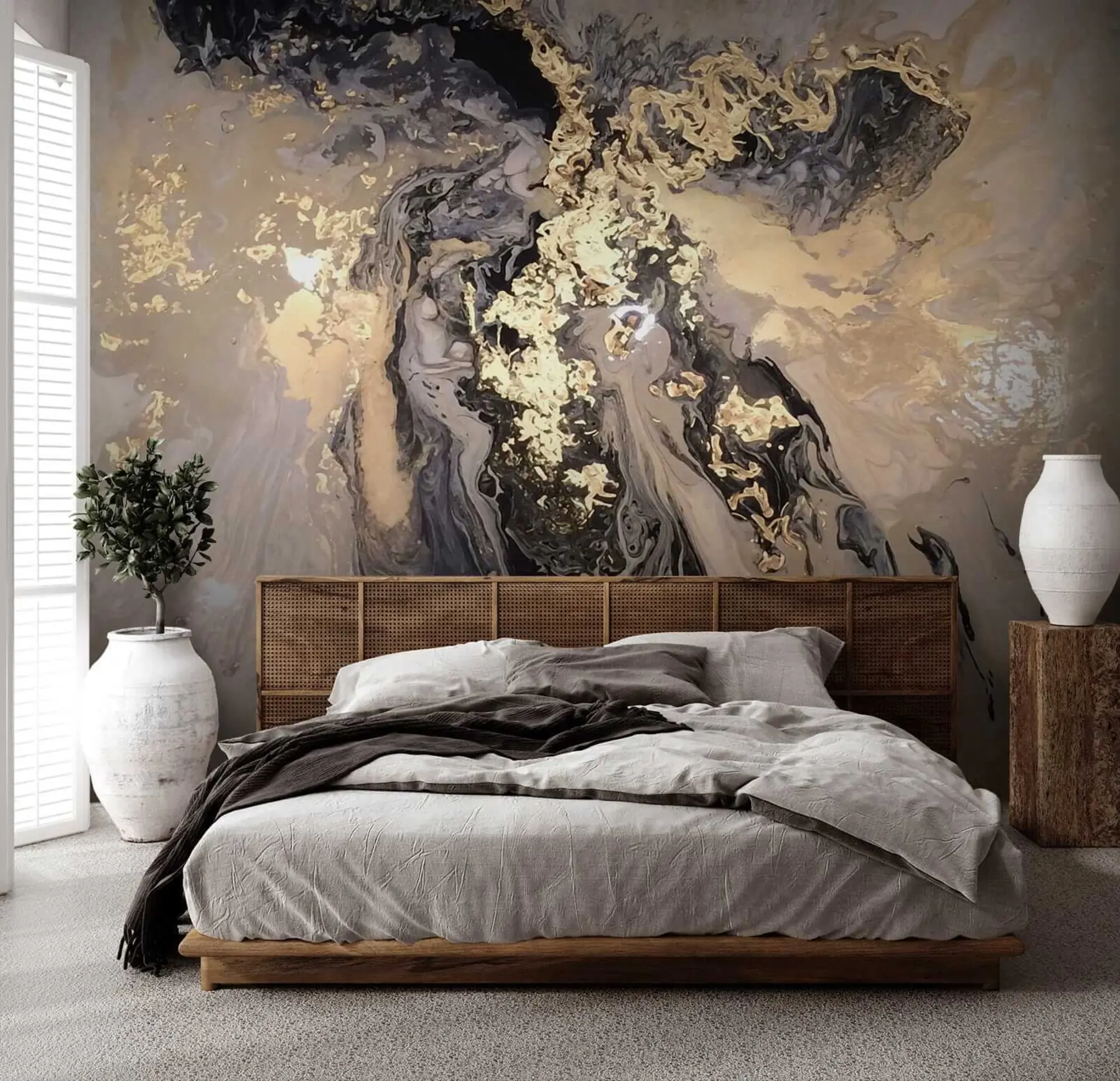 Fotobehang Abstracte kunst, vloeistof, vloeibaar u16941