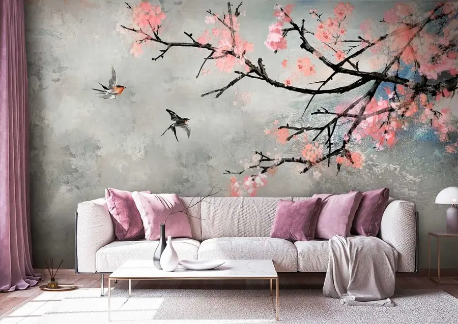 Fotobehang Bloeiende tak u21853