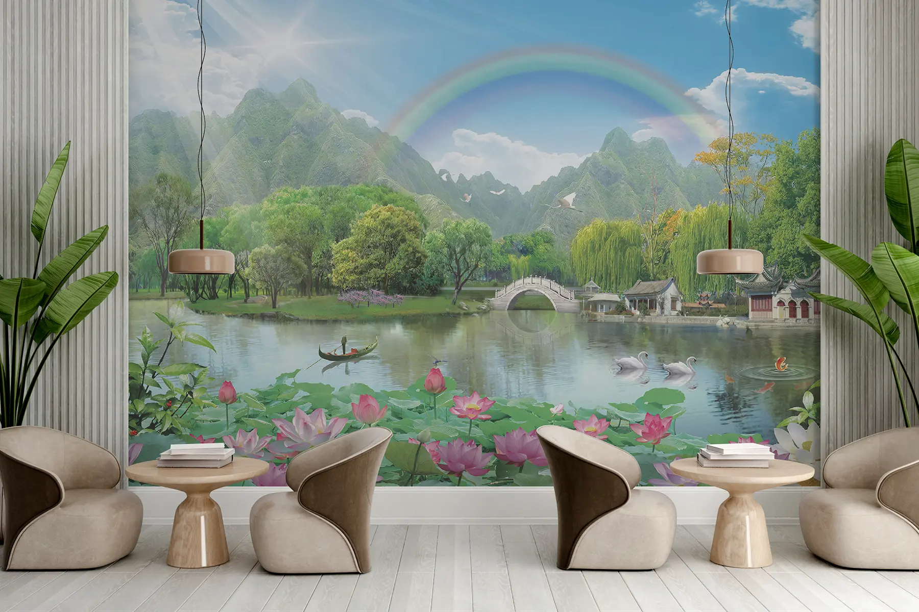 Papier peint photo Paysage Conte de fées chinois u23056