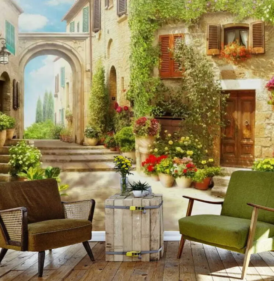 Papier peint photo Rue agréable u25419