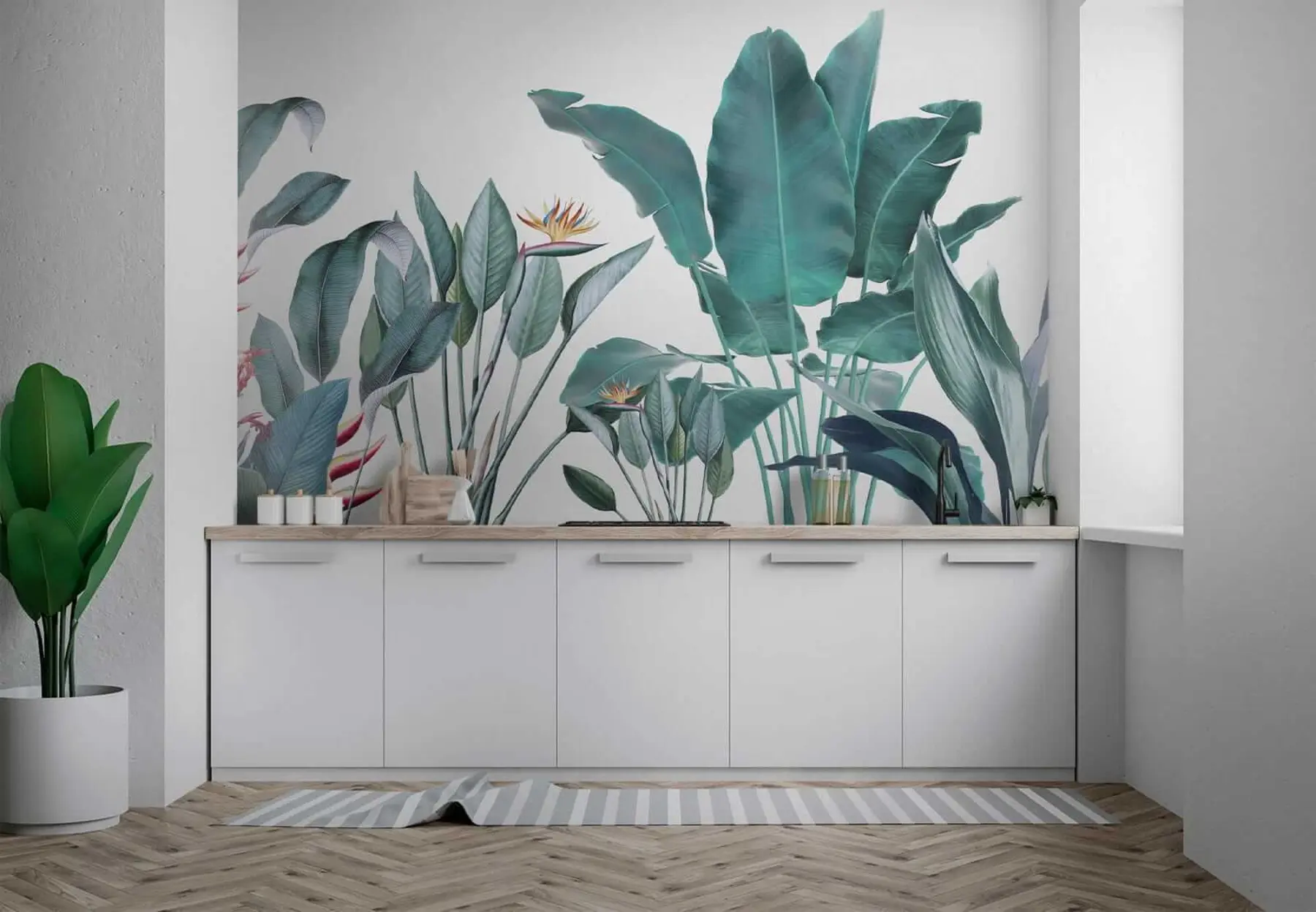 Fotobehang Tropische planten u29493