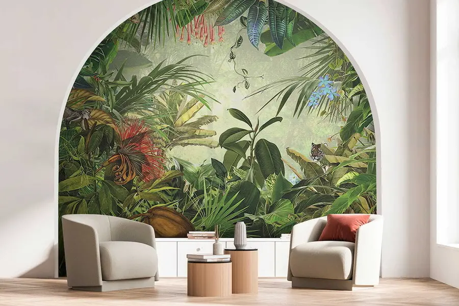 Fotobehang Tropische bladeren u29981