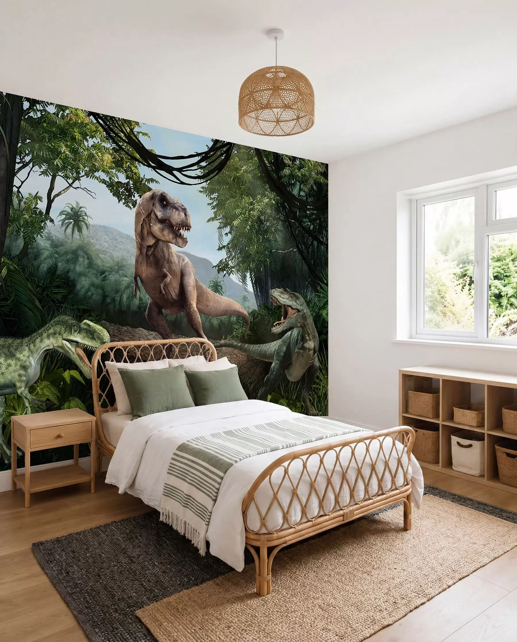 Papier peint photo Dinosaures dans la jungle u36756