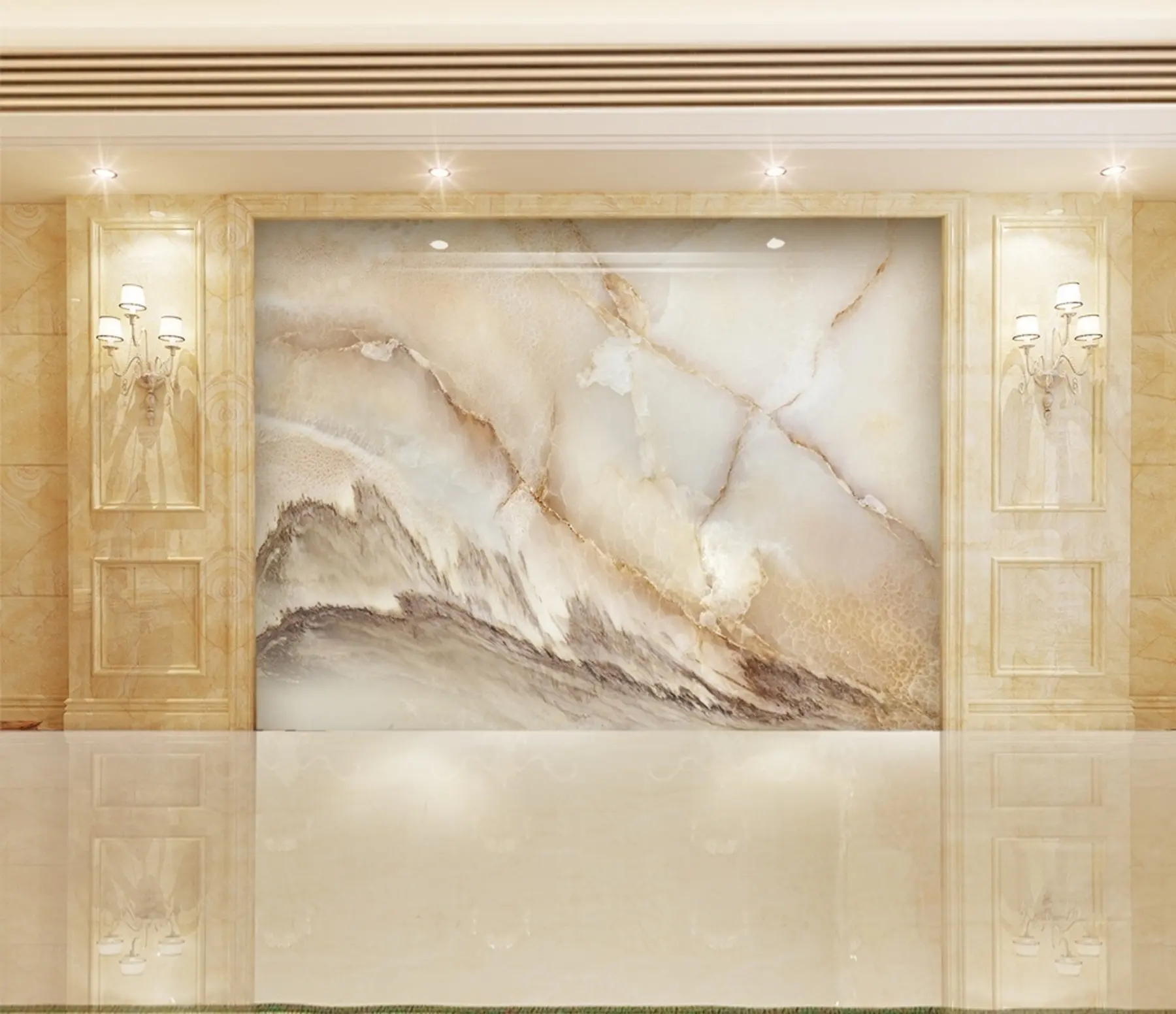 Papier peint photo Le marbre dans son contexte u38283