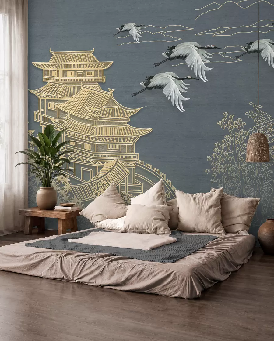 Fotobehang Tekening in Japanse stijl u38720