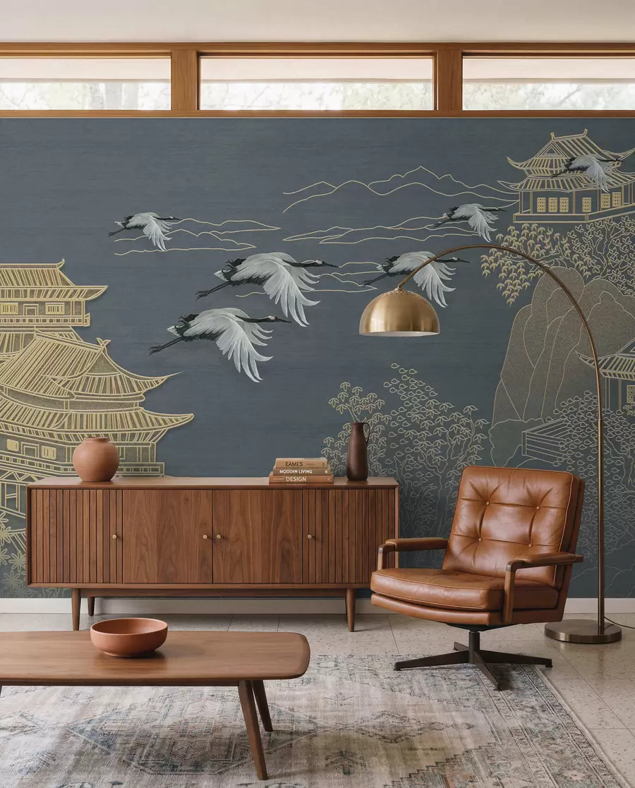 Fotobehang Tekening in Japanse stijl u38720