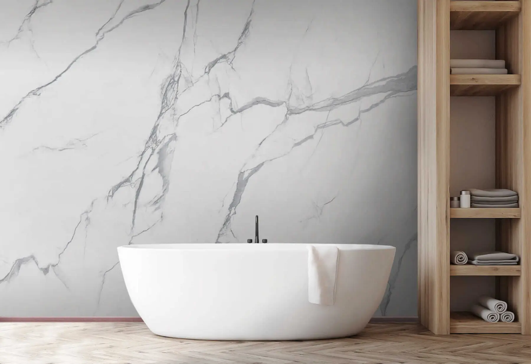 Fotobehang Wit marmer u42049