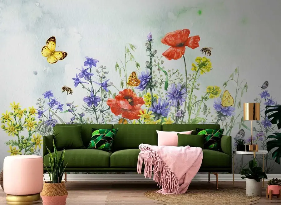 Fotobehang Zomers boeket u43104