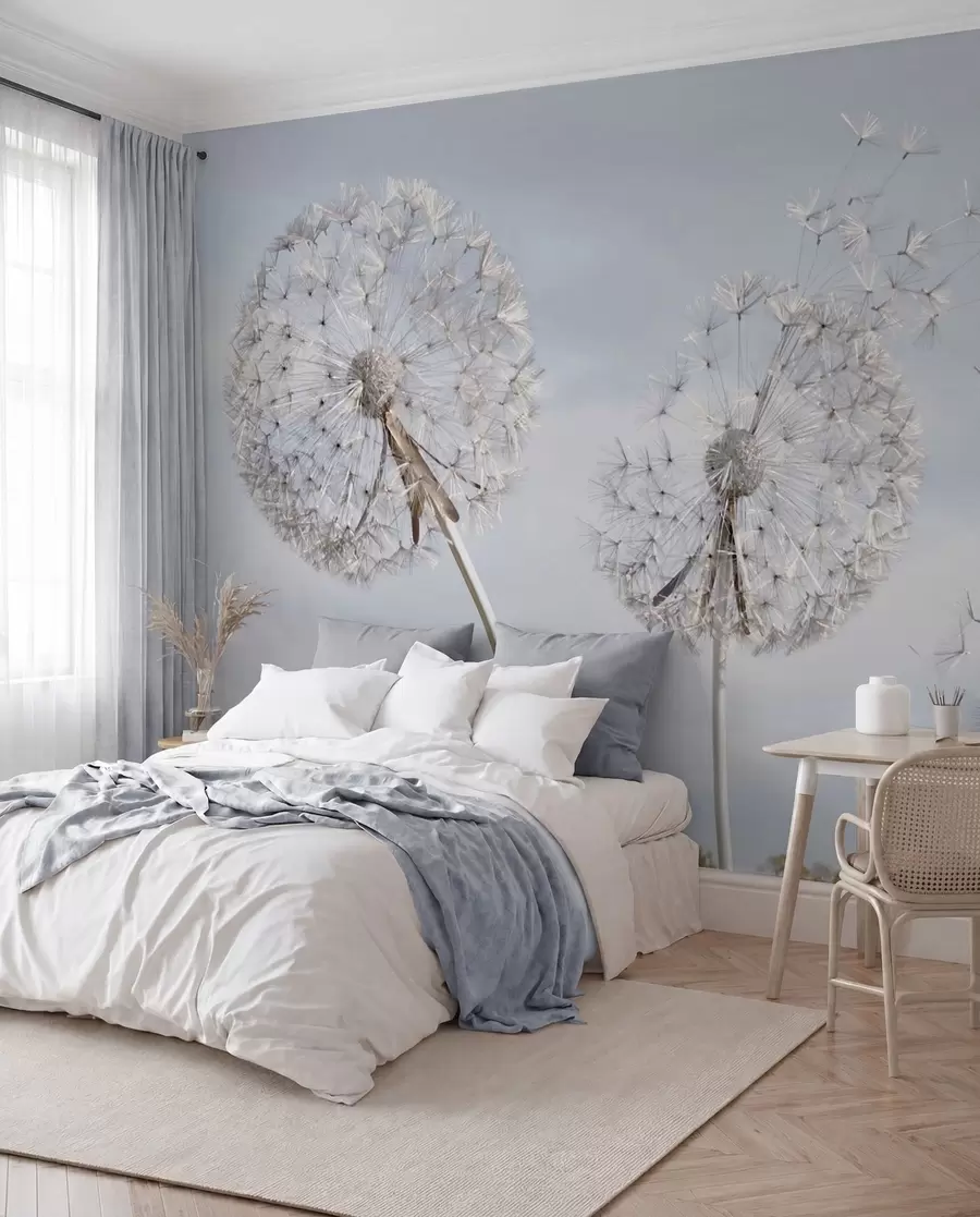 Fotobehang Grote paardebloemen u44628