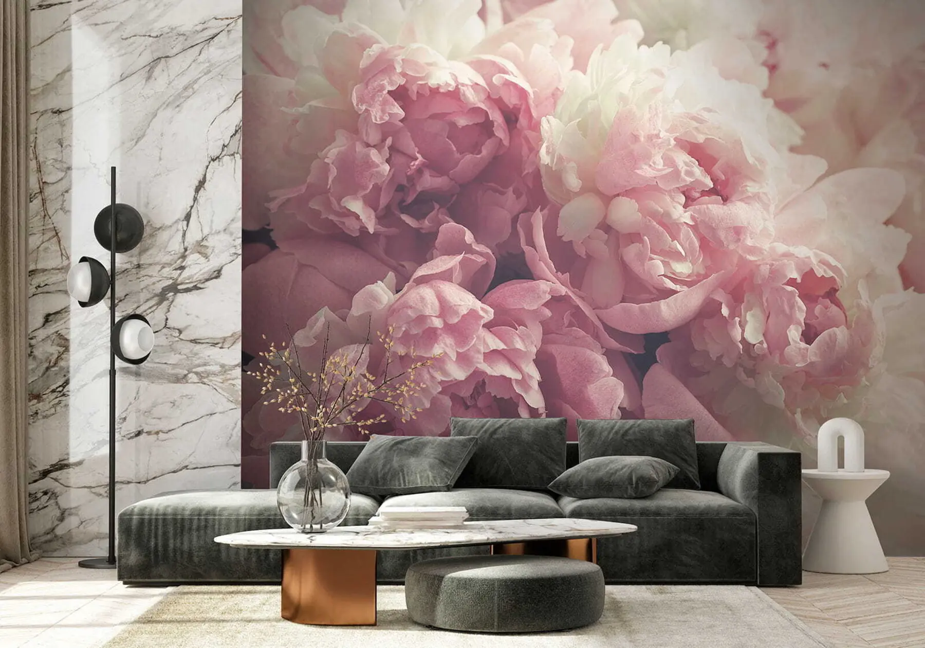 Papier peint photo Pivoines fines u44746