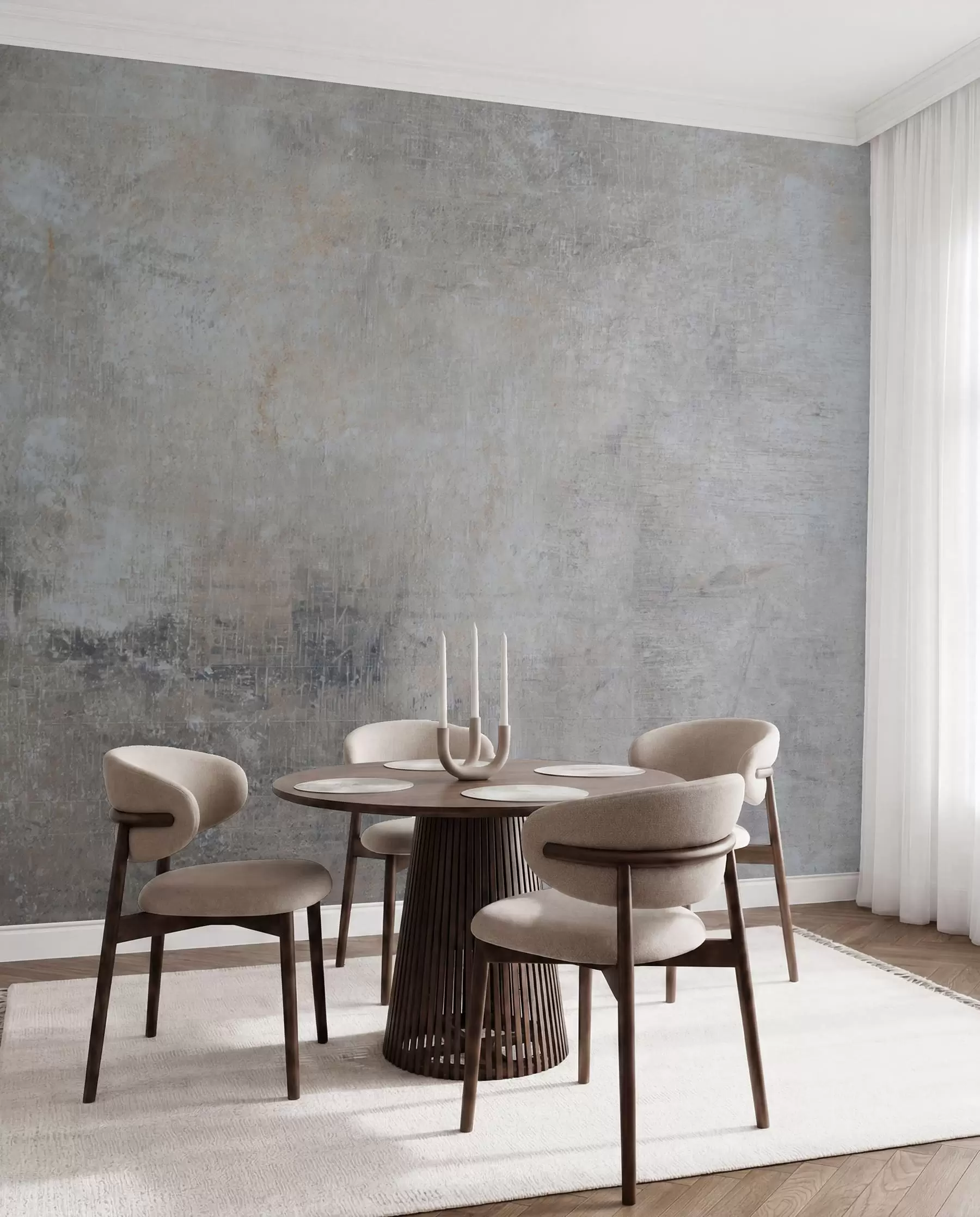 Fotobehang Beton in koel grijs u47663