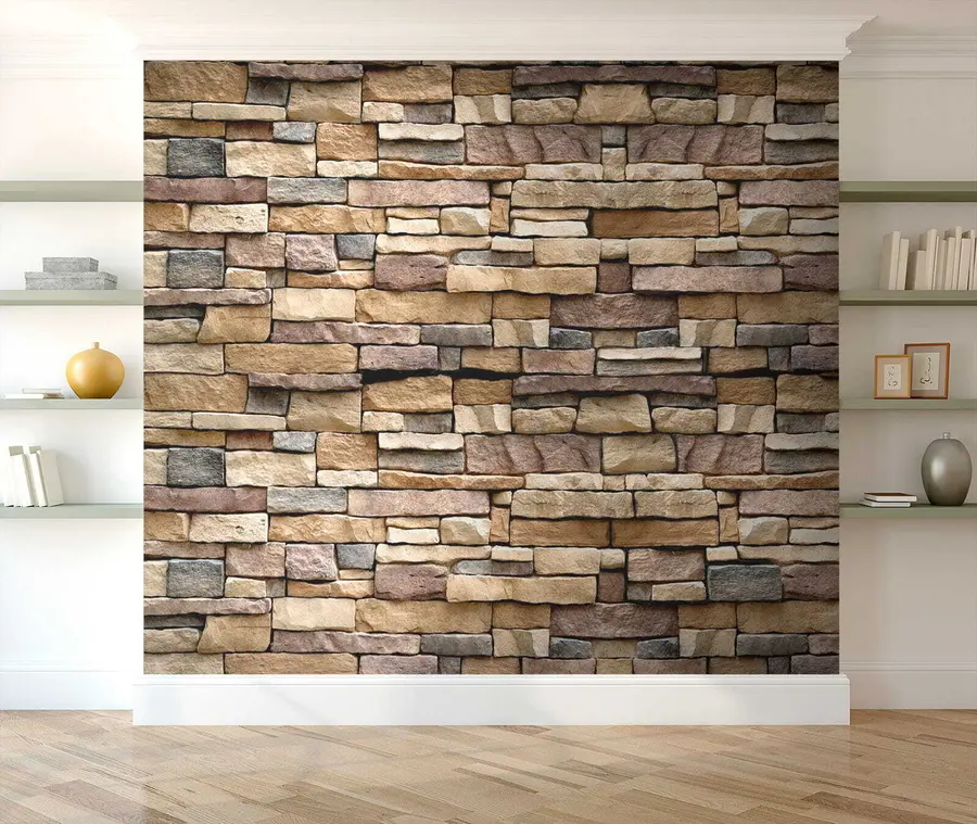 Fotobehang Stenen muur u52545