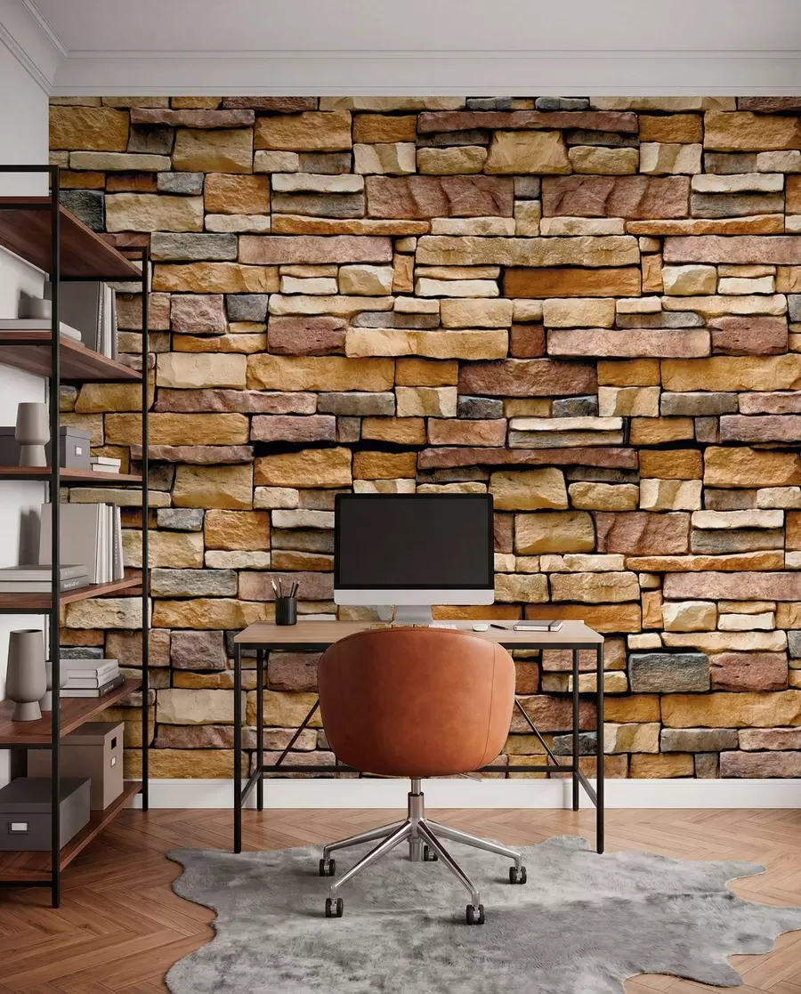 Fotobehang Stenen muur u52545