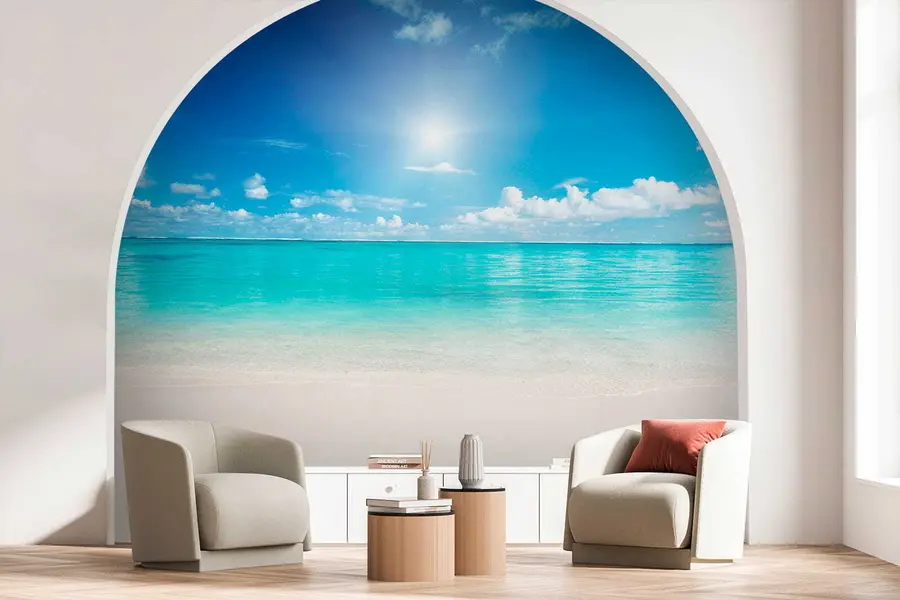 Fotobehang Op het vakantieoord u52628