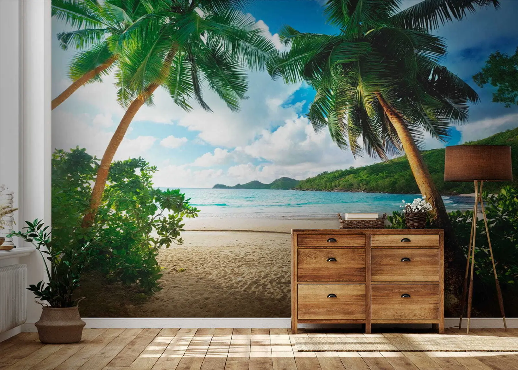 Papier peint photo Se reposer sous les palmiers u53753