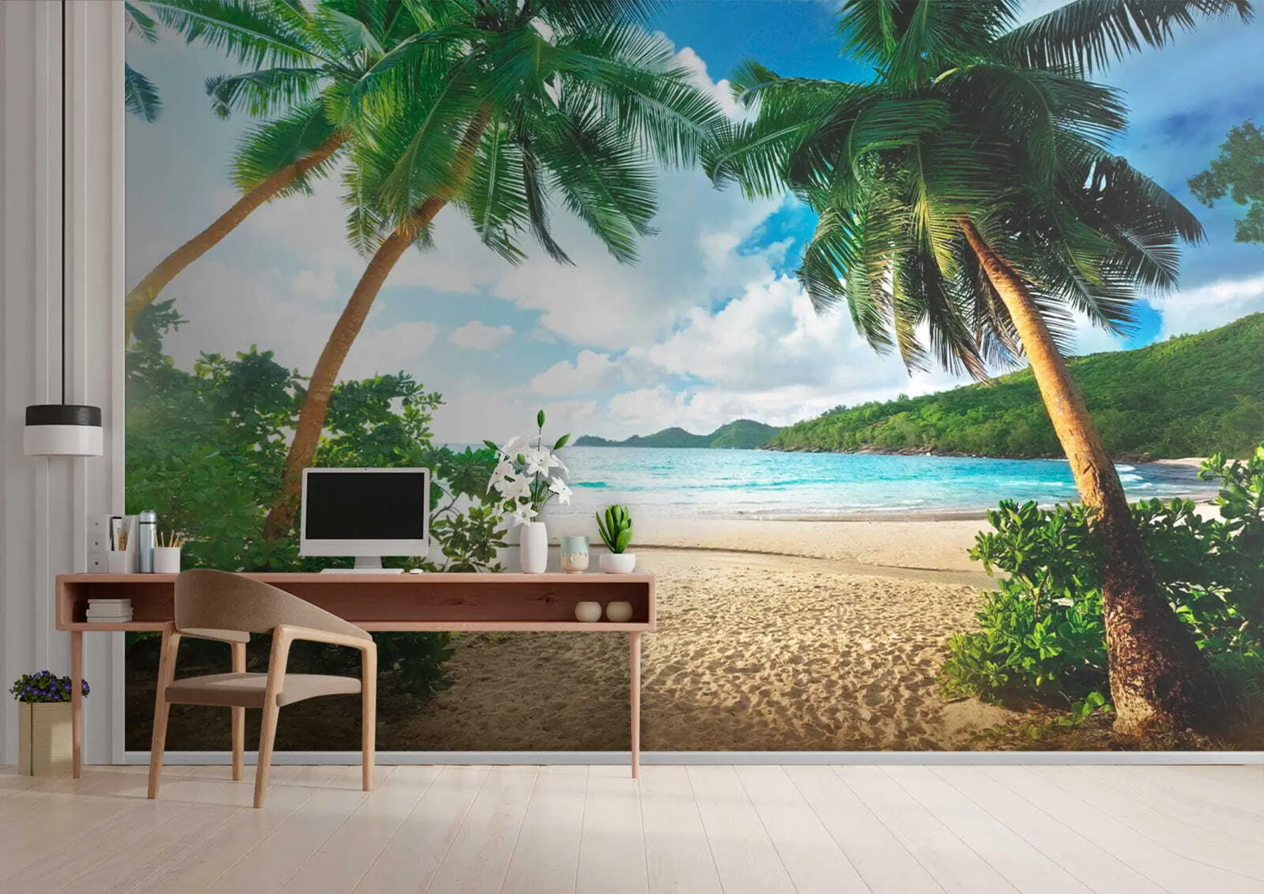 Papier peint photo Se reposer sous les palmiers u53753