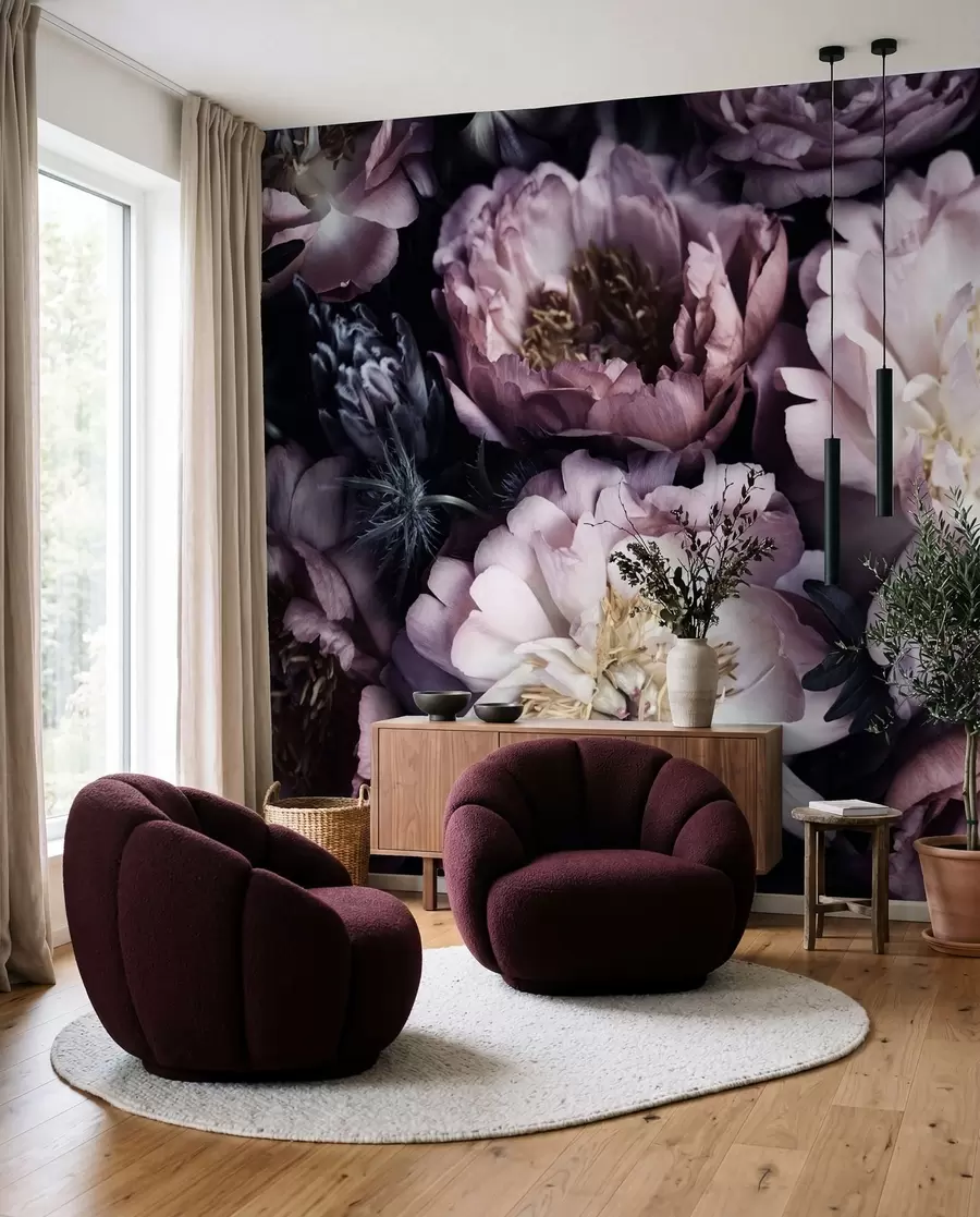 Fotobehang Pioenrozen u55074