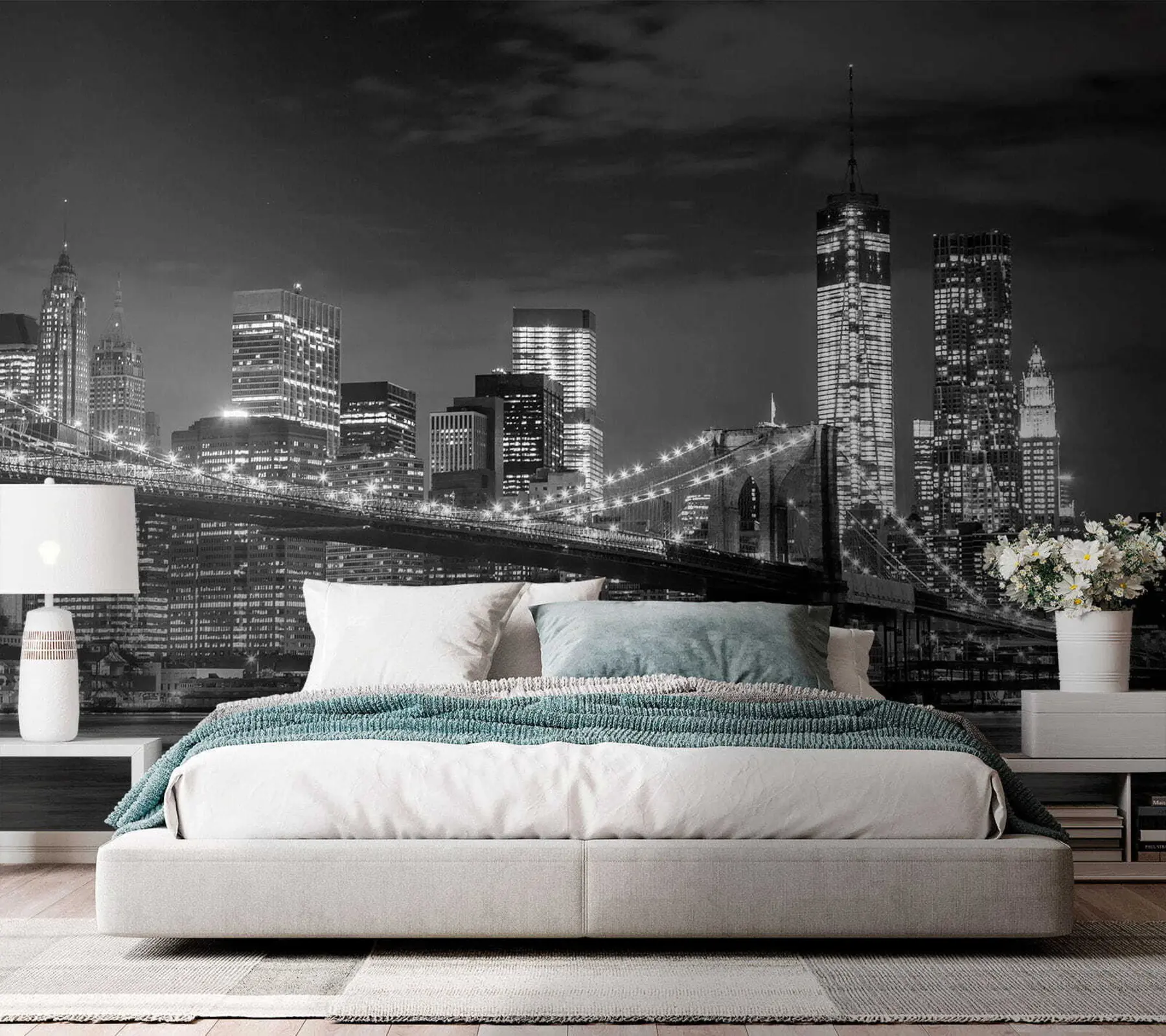 Fotobehang Nachtelijke stad u56428