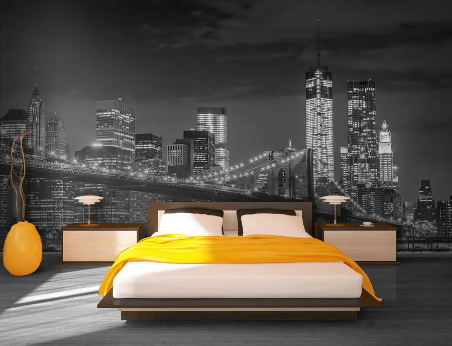 Fotobehang Nachtelijke stad u56428