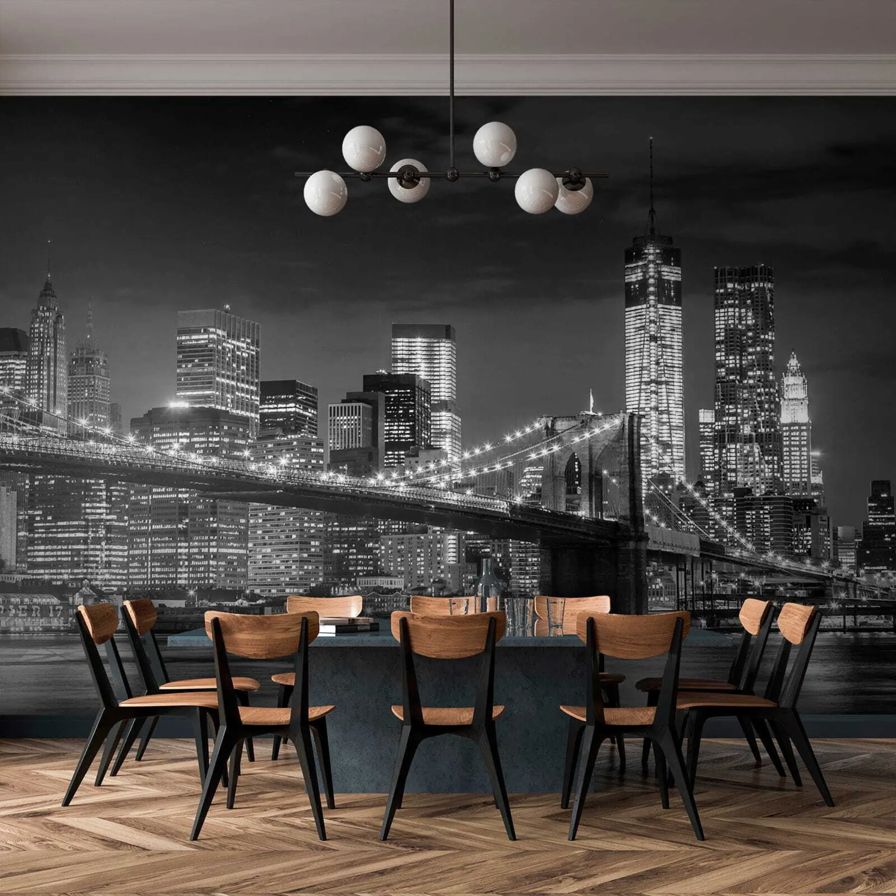 Fotobehang Nachtelijke stad u56428