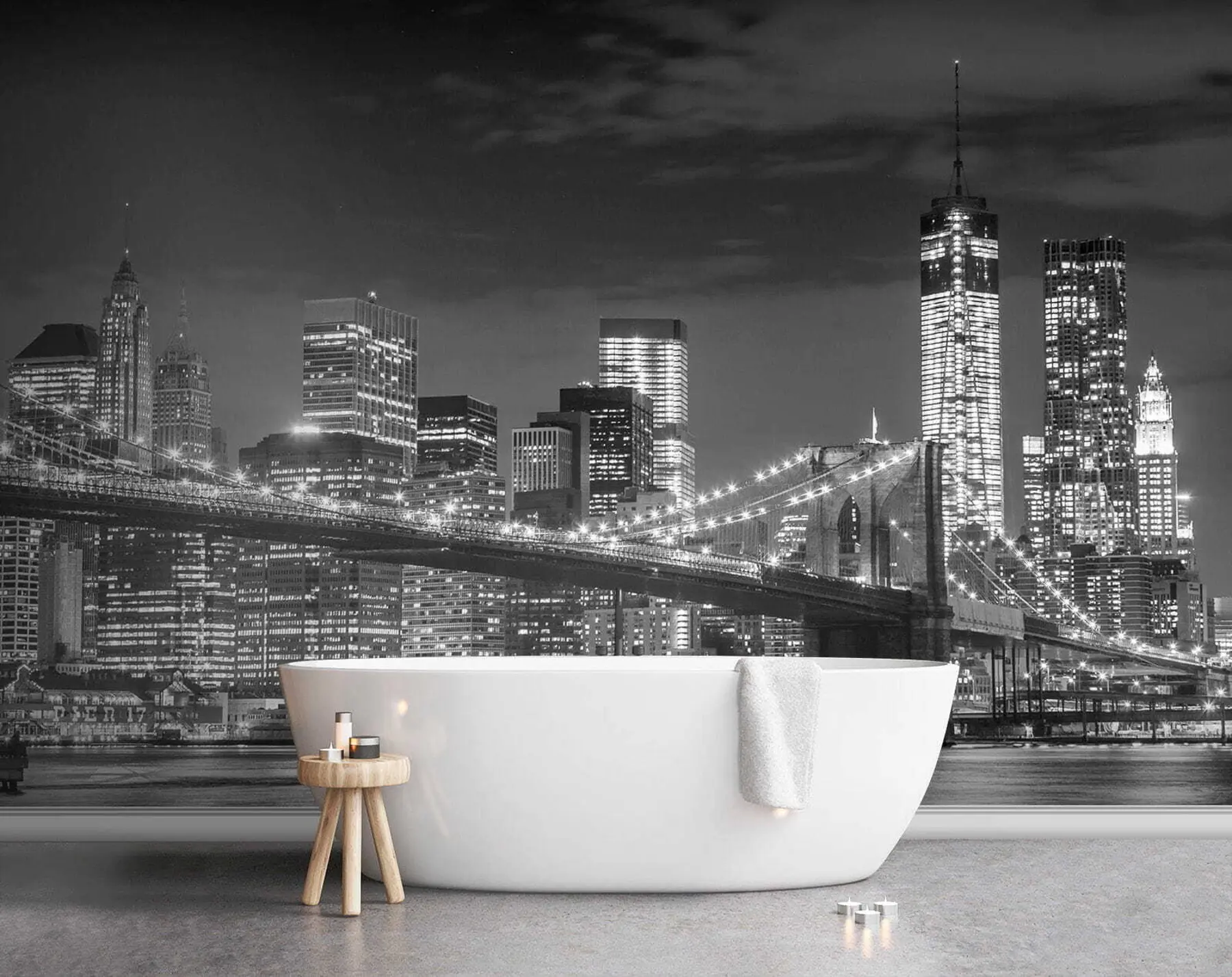 Fotobehang Nachtelijke stad u56428