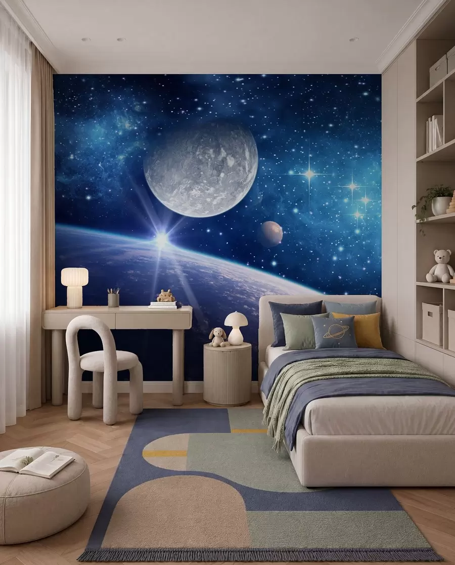 Papier peint photo Plus loin que la Lune u57785