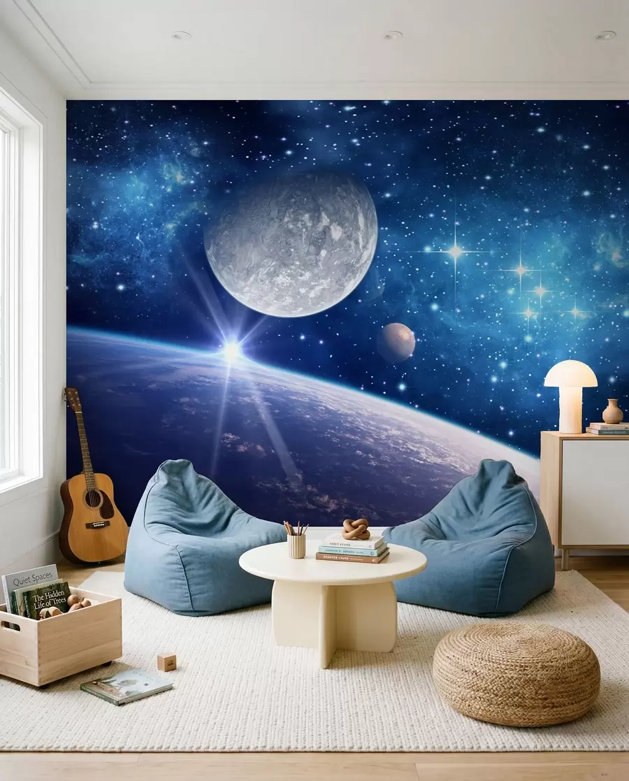 Papier peint photo Plus loin que la Lune u57785