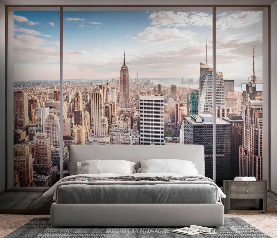 Fotobehang Uitzicht op New-York u59880