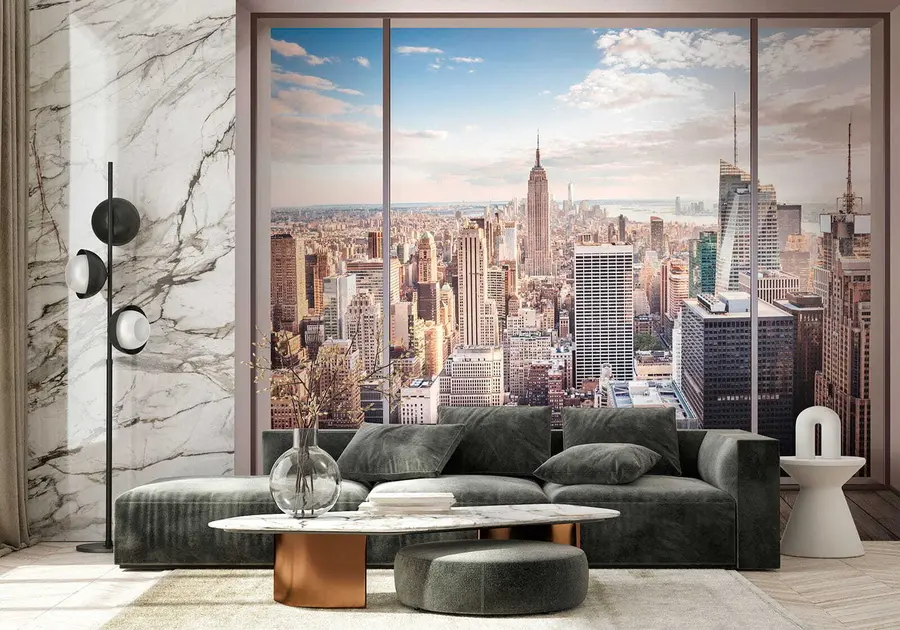 Fotobehang Uitzicht op New-York u59880