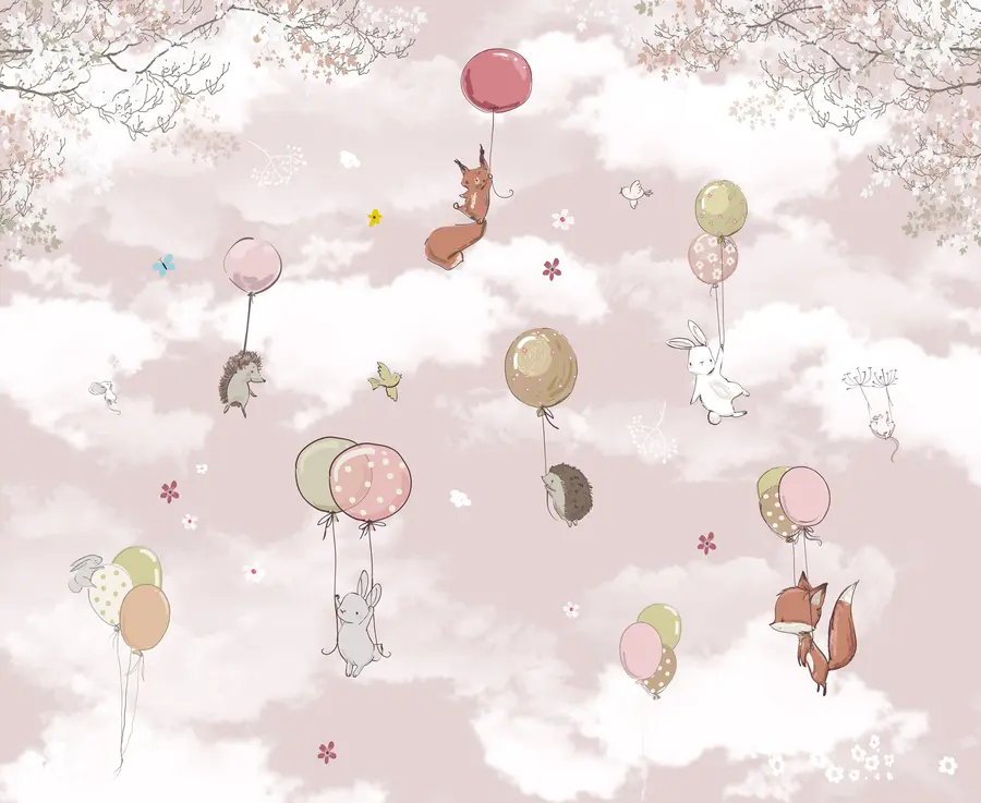 Papier peint photo Des ballons dans les nuages u59963