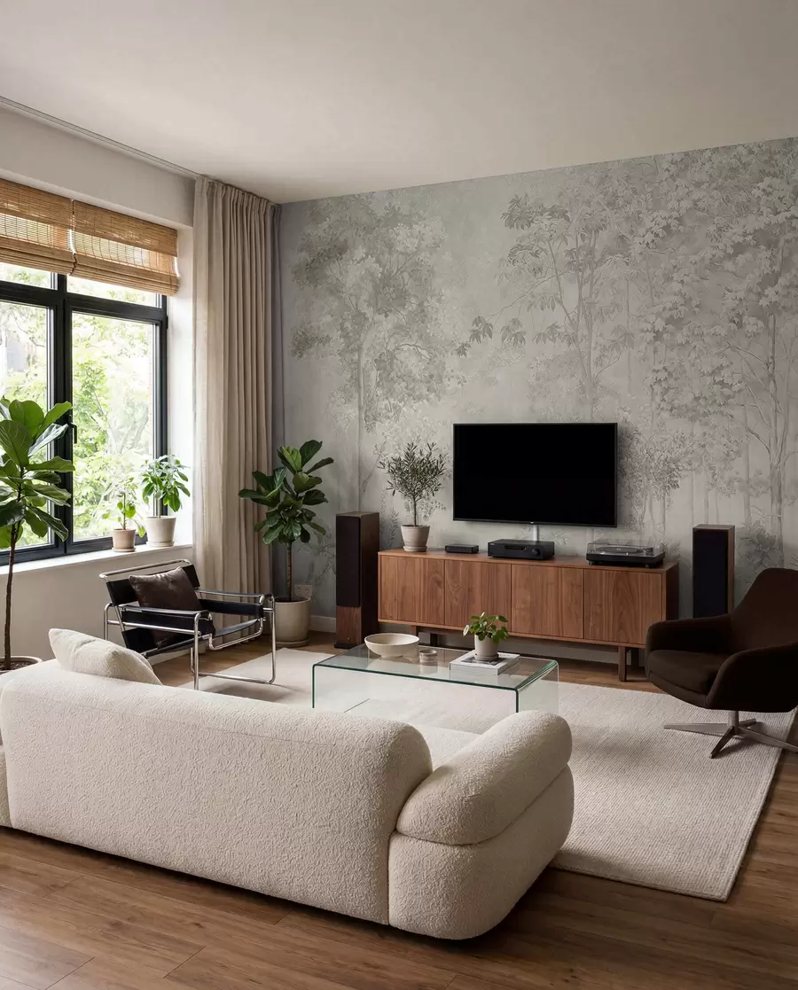 Fotobehang Charmant bos u78448