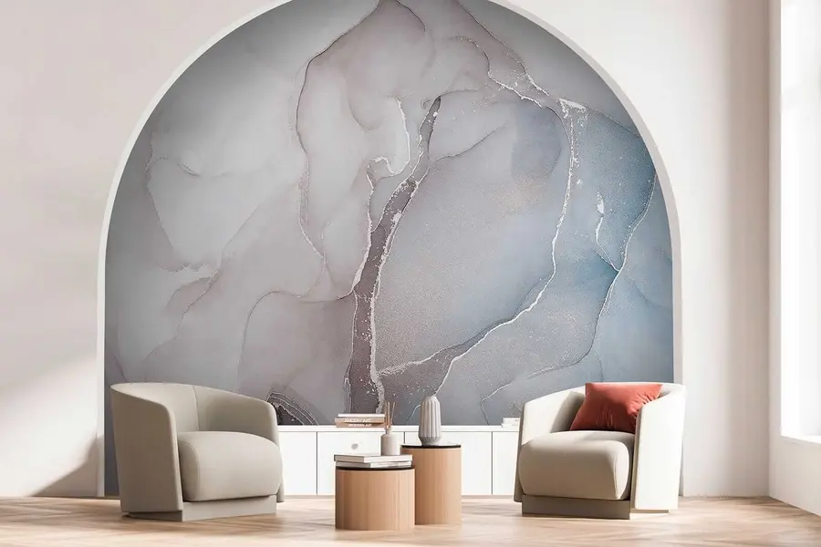 Papier peint photo Fluide bleu u78458