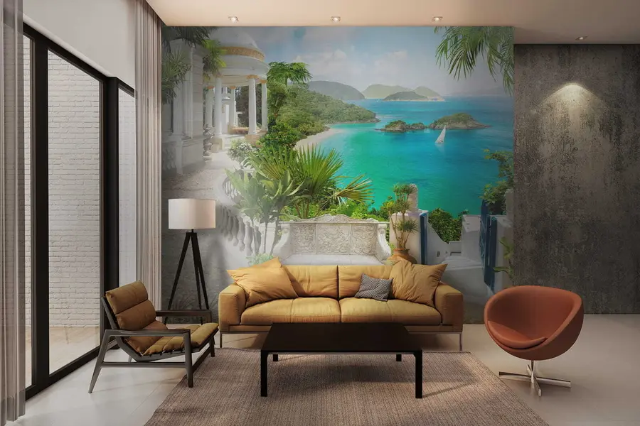 Fotobehang Rust aan de kust u79434