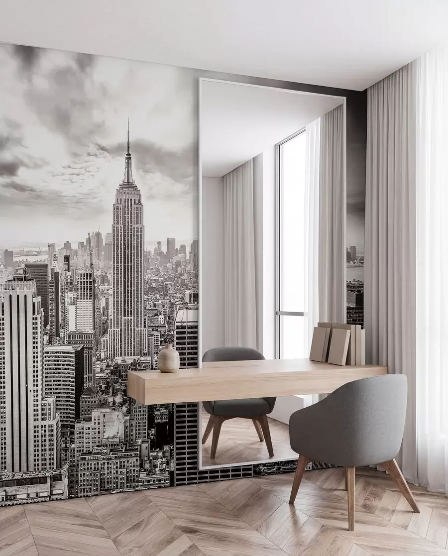 Papier peint photo Manhattan en monochrome u58762