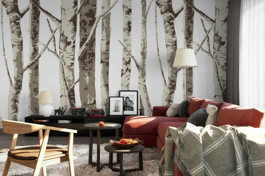 Papier peint photo Bouleau u58970