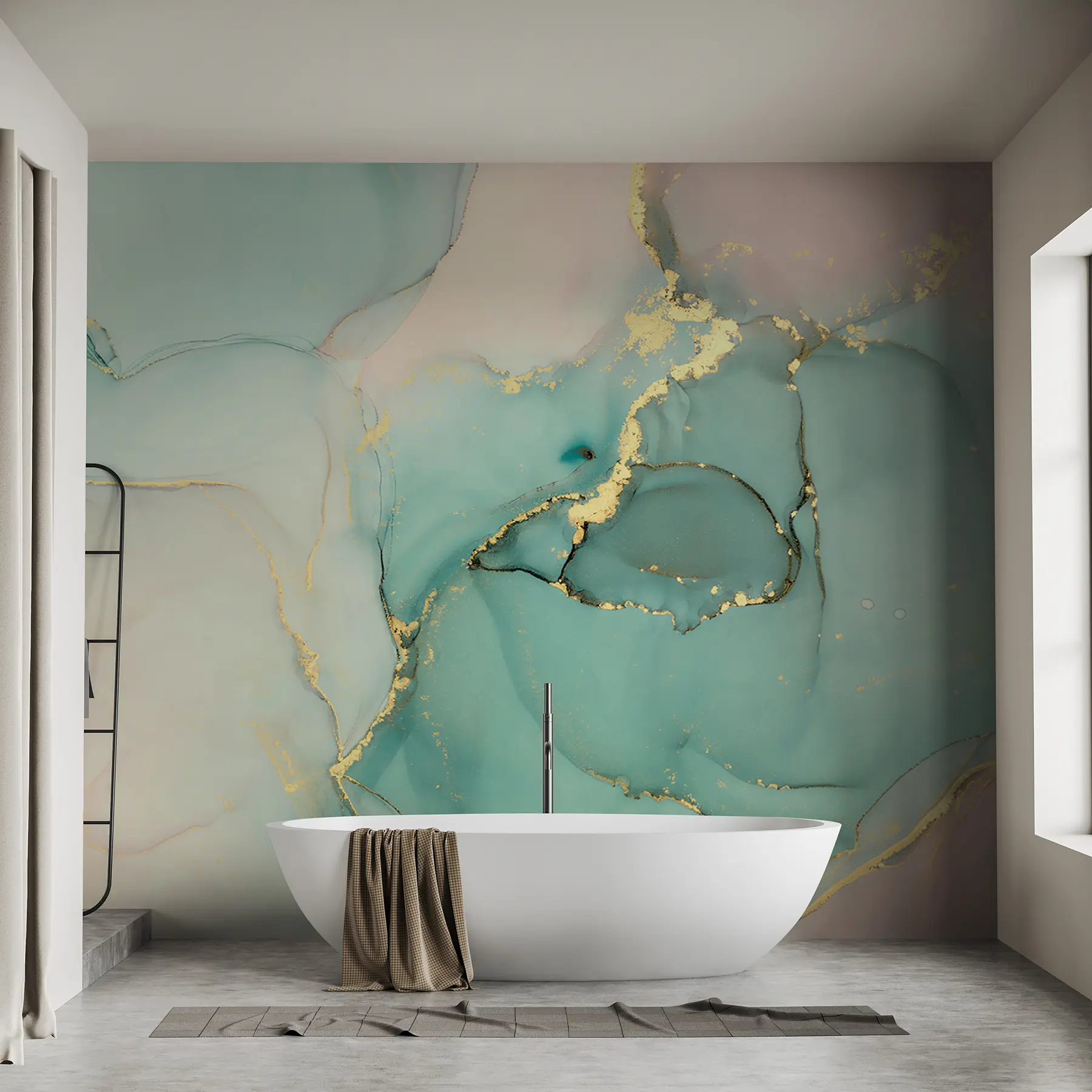 Papier peint photo Marbre azur u20877