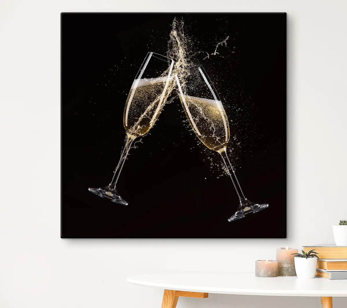  Schilderijen Proost op momenten die het waard zijn om te vieren s37040