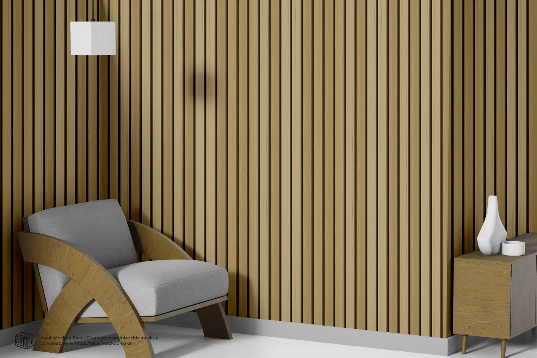 Papier peint photo Grain de bois léger texture noyer w00022