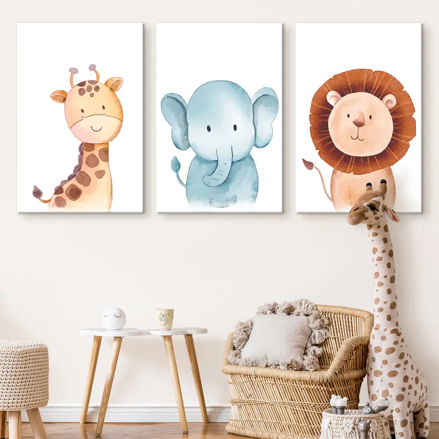 Fotobehang Drie vrienden delen een vrolijke dag m00294