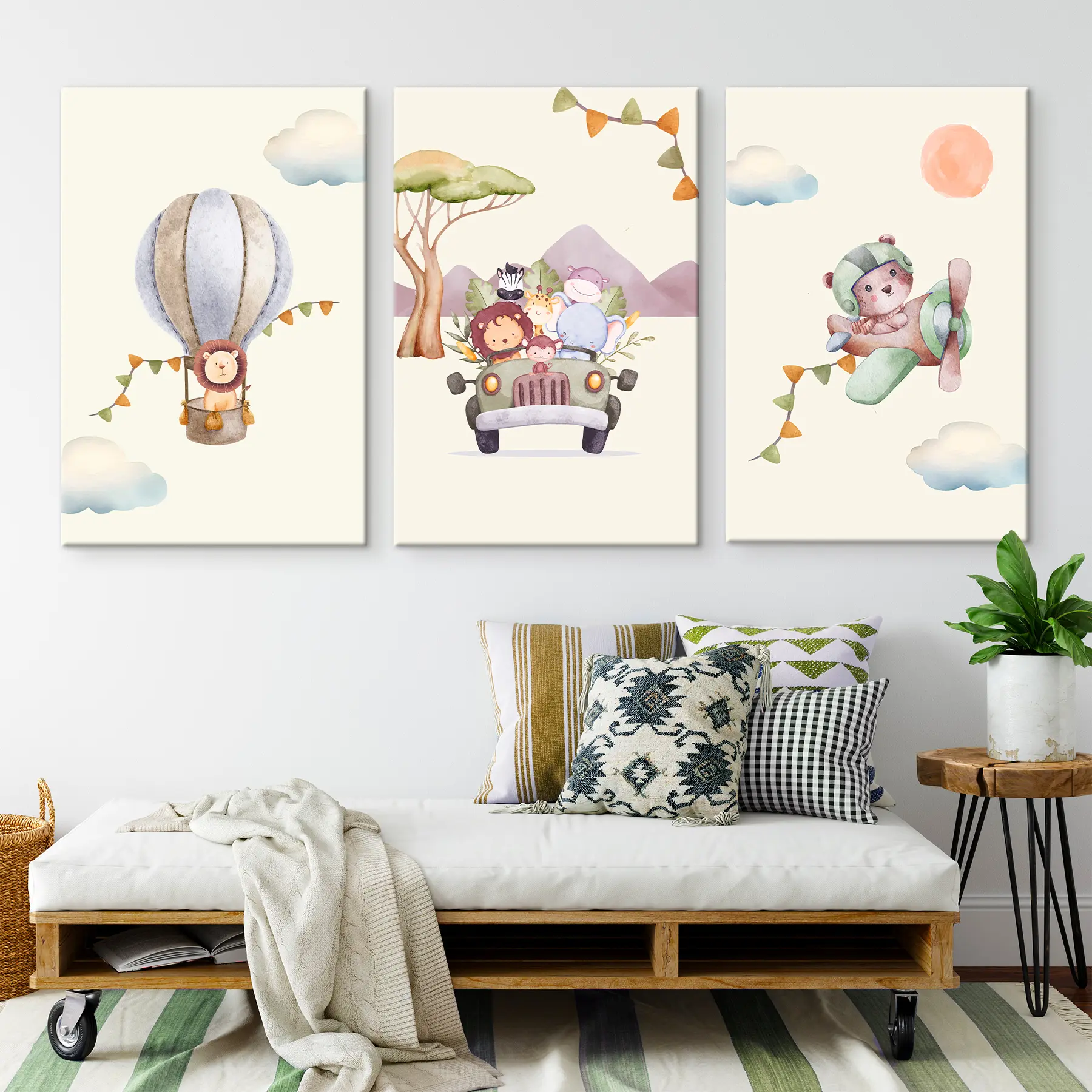  Peintures Aventures à travers des cieux et des routes de rêve m00295