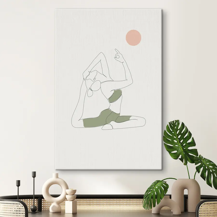  Peintures Sérénité dans le mouvement et pleine conscience s37986