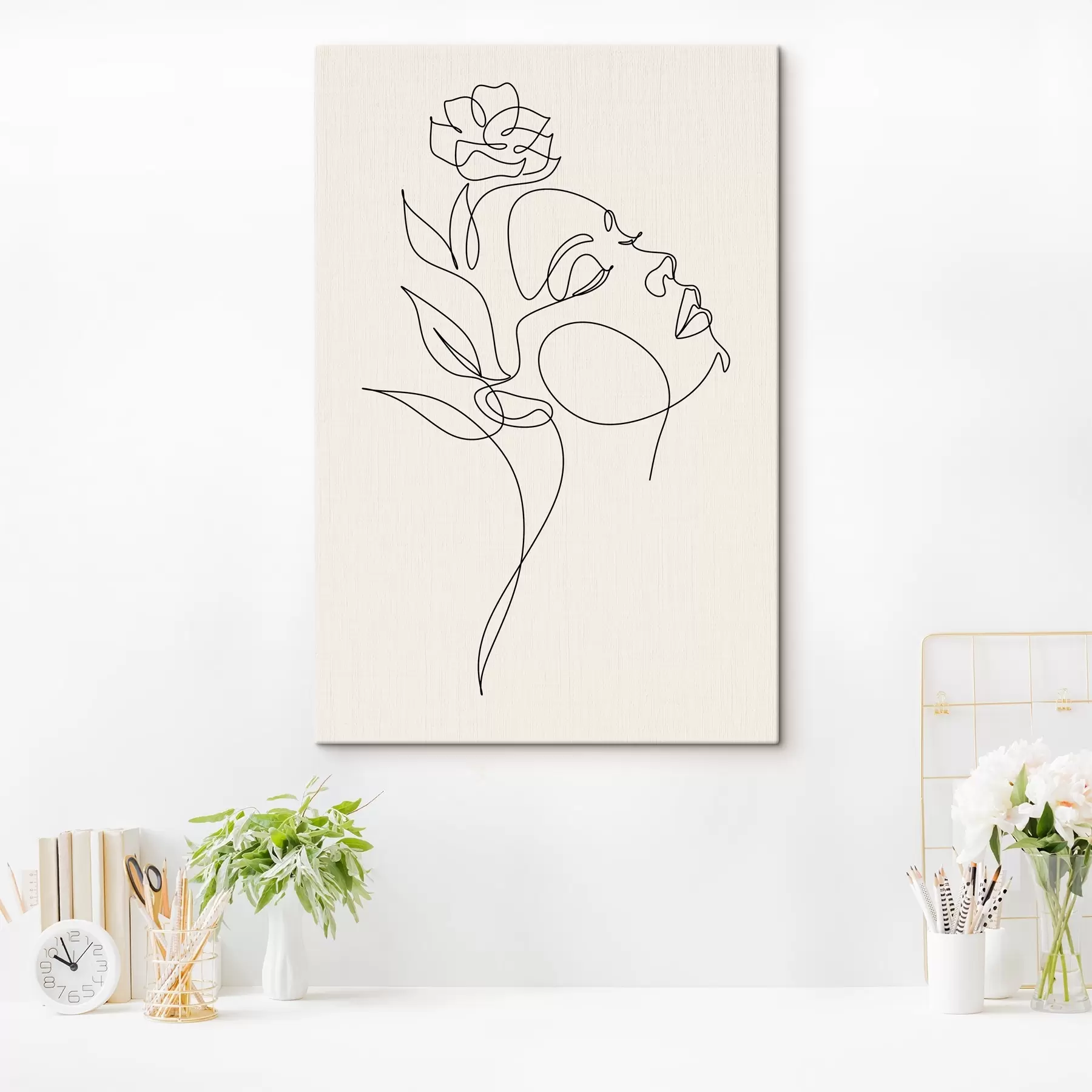  Peintures Lignes élégantes de beauté et de nature s38011