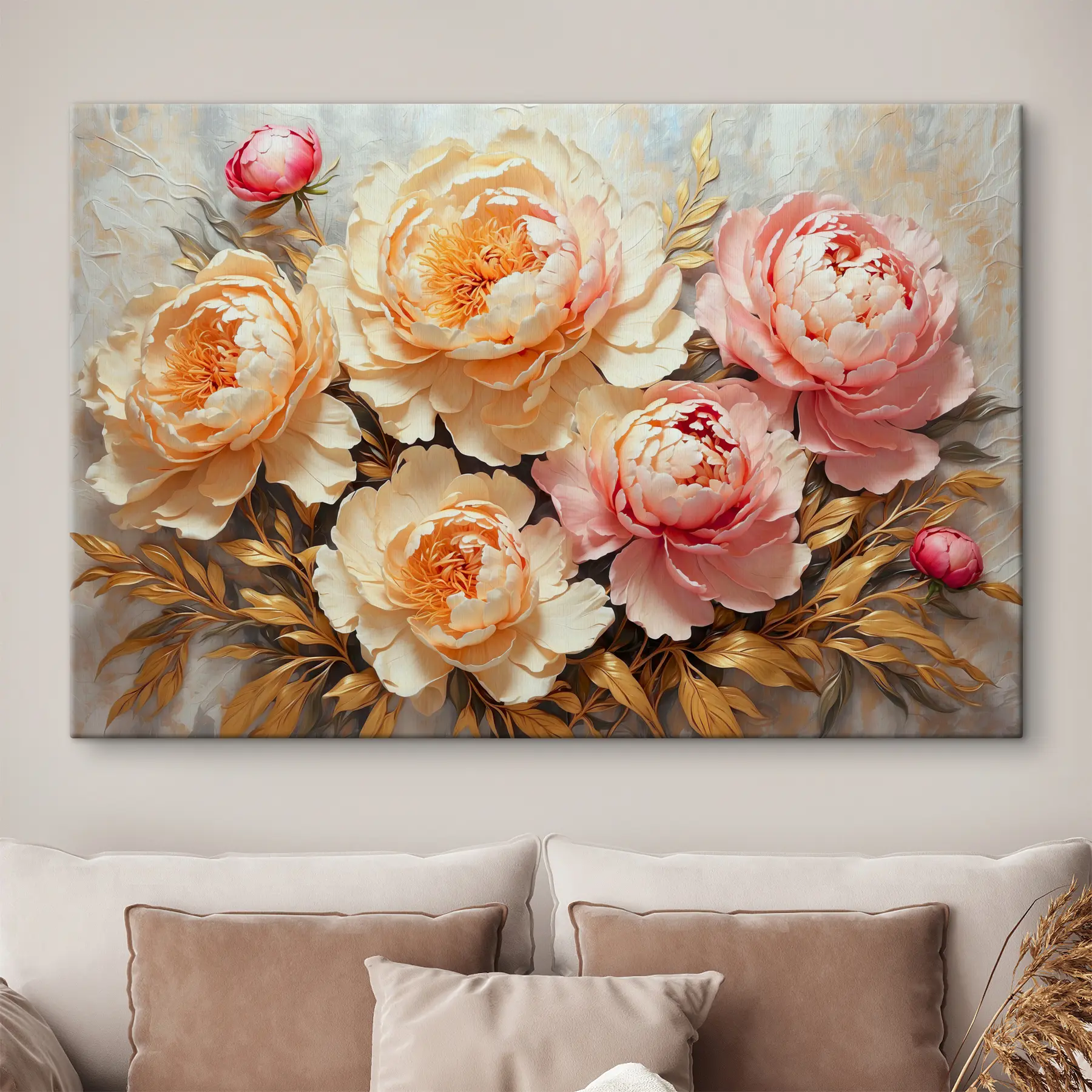 Papier peint photo Pivoines s38065