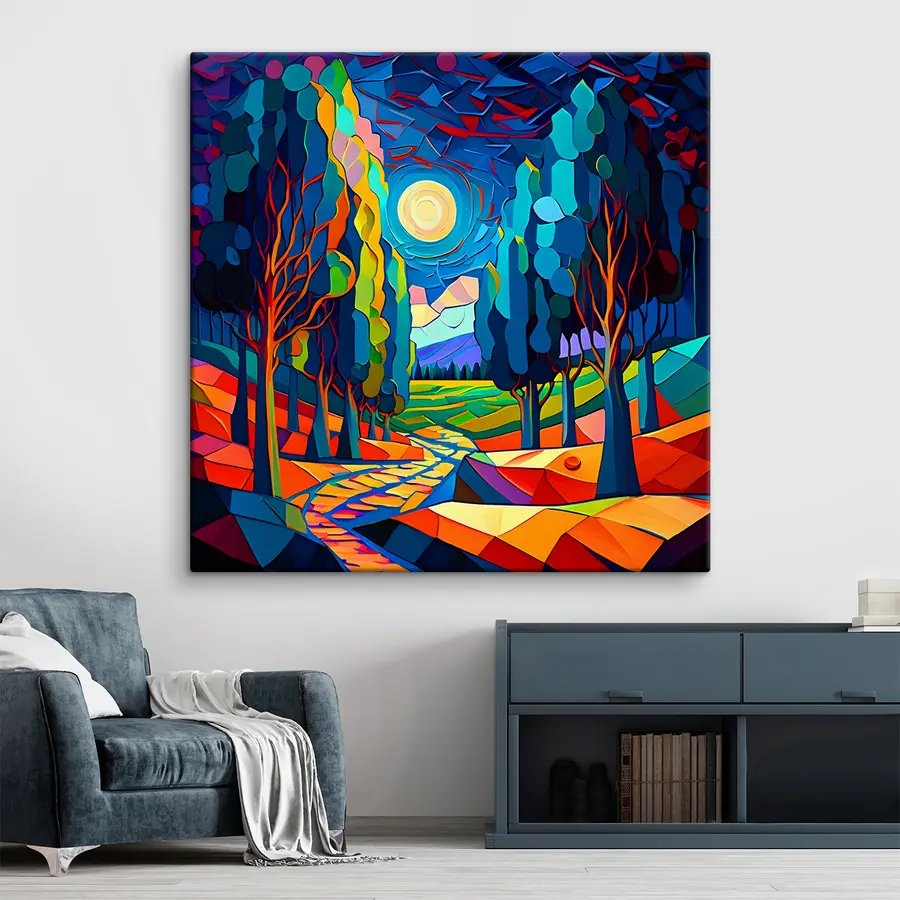  Peintures Chemin aquarelle s38054