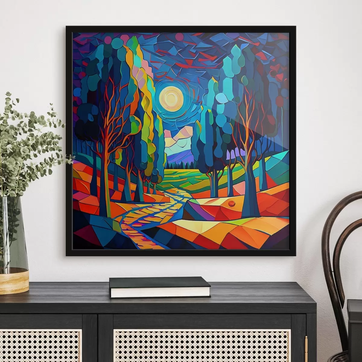 Affiche Chemin d'aquarelle f38054